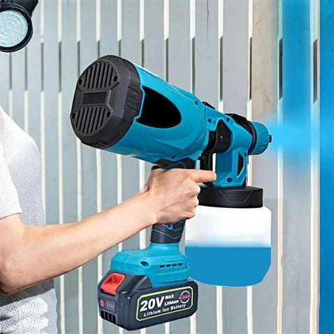 20V Cordless Electric Paint Sprayer with 3 Adjustable Spray Patterns