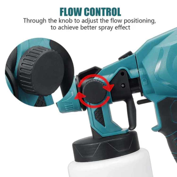 20V Cordless Electric Paint Sprayer with 3 Adjustable Spray Patterns