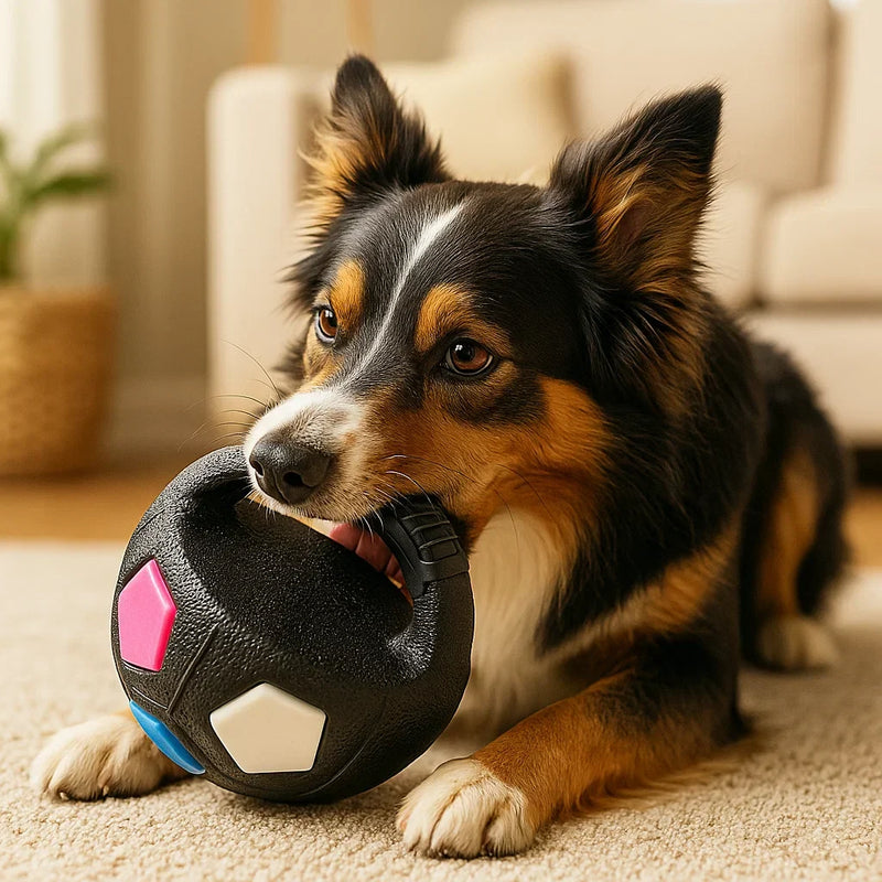 Tough Rubber Dog Ball for Strong Chewers