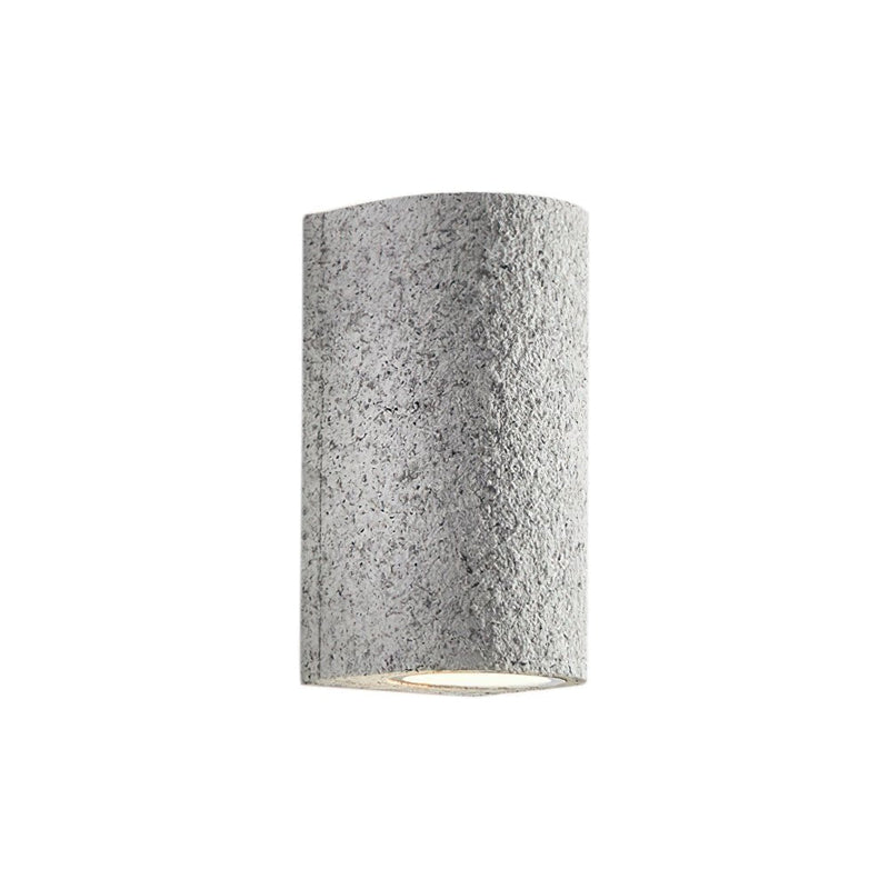 Textured Cylinder LED Wall Sconce with Warm Up & Down Light