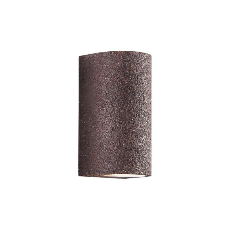 Textured Cylinder LED Wall Sconce with Warm Up & Down Light