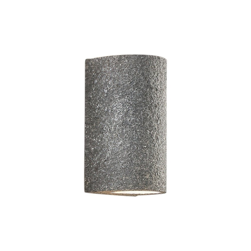 Textured Cylinder LED Wall Sconce with Warm Up & Down Light
