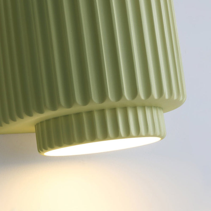 Nordic Fluted Wall Sconce with Soft Up & Down Light