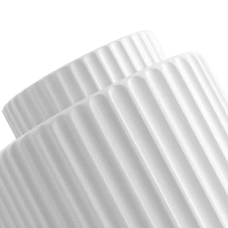 Nordic Fluted Wall Sconce with Soft Up & Down Light