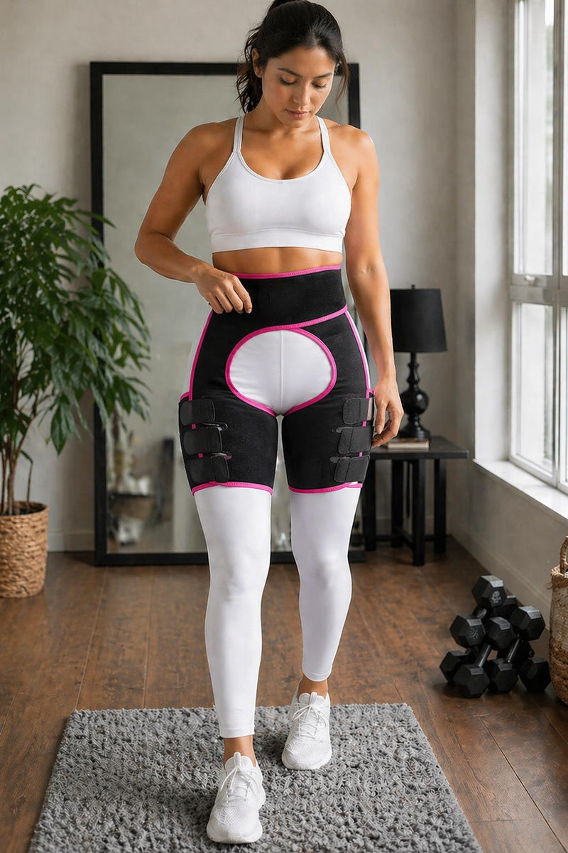 Adjustable Waist Binder with Supportive Thigh Straps