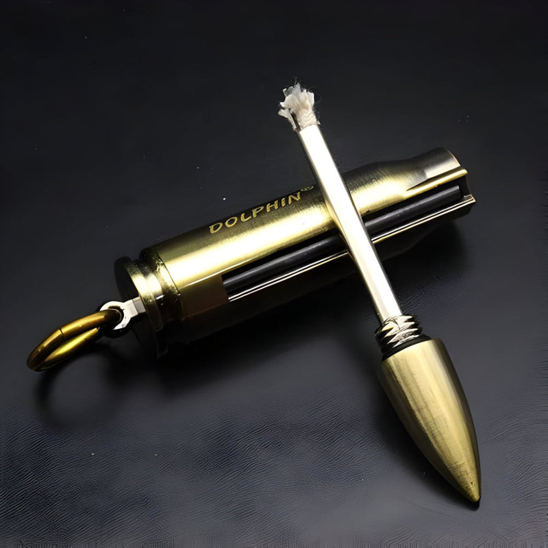 Reusable Waterproof Permanent-Match Lighter with Keyring