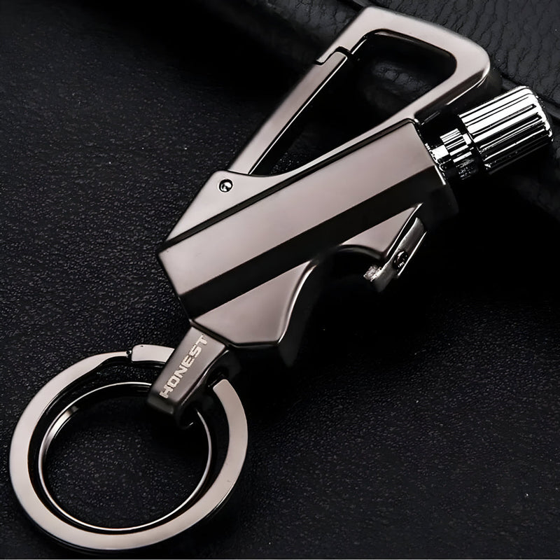 Reusable Waterproof Permanent-Match Lighter with Keyring