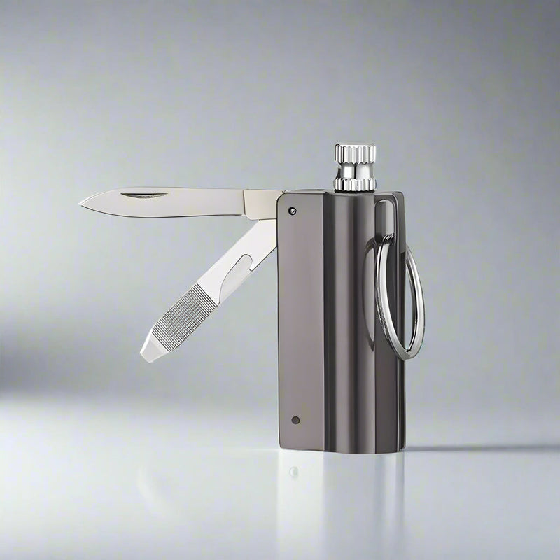 Reusable Waterproof Permanent-Match Lighter with Keyring