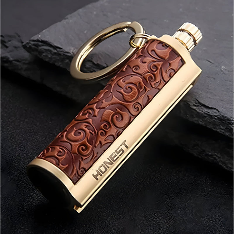 Reusable Waterproof Permanent-Match Lighter with Keyring