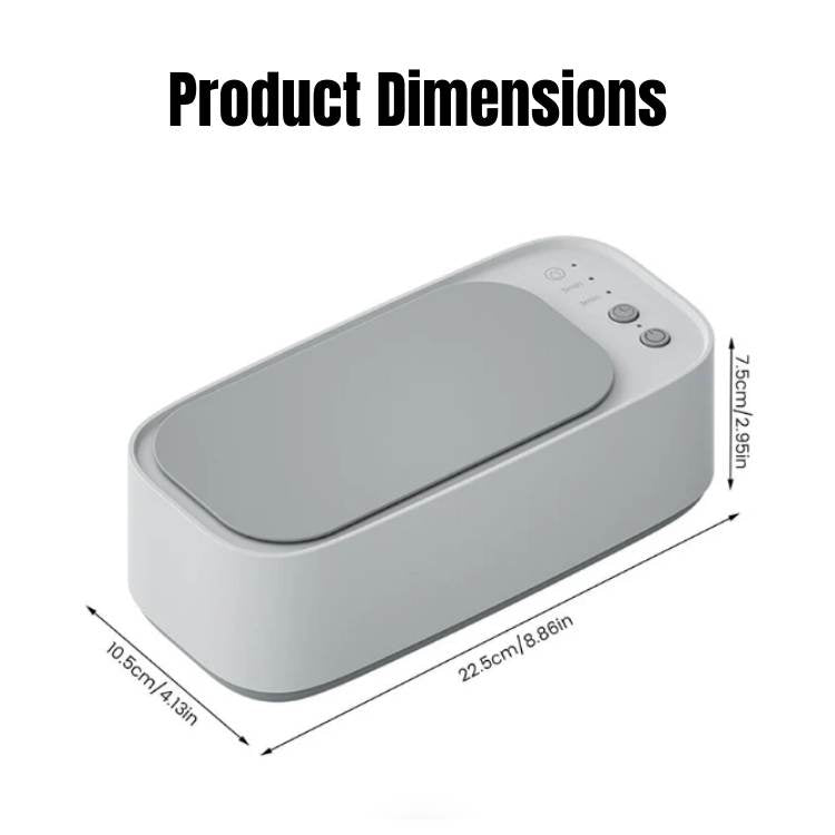 Ultrasonic Jewellery Cleaner with Deep Cleaning Technology & One-Touch Operation