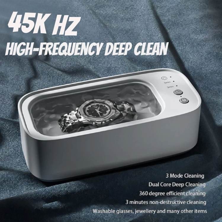 Ultrasonic Jewellery Cleaner with Deep Cleaning Technology & One-Touch Operation