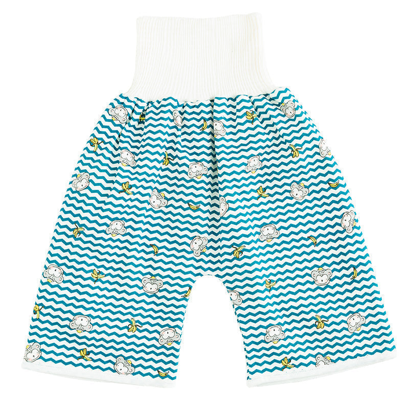 Reusable Toddler Potty-Training Shorts and Skirts with Stretch Waist