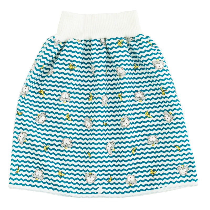 Reusable Toddler Potty-Training Shorts and Skirts with Stretch Waist