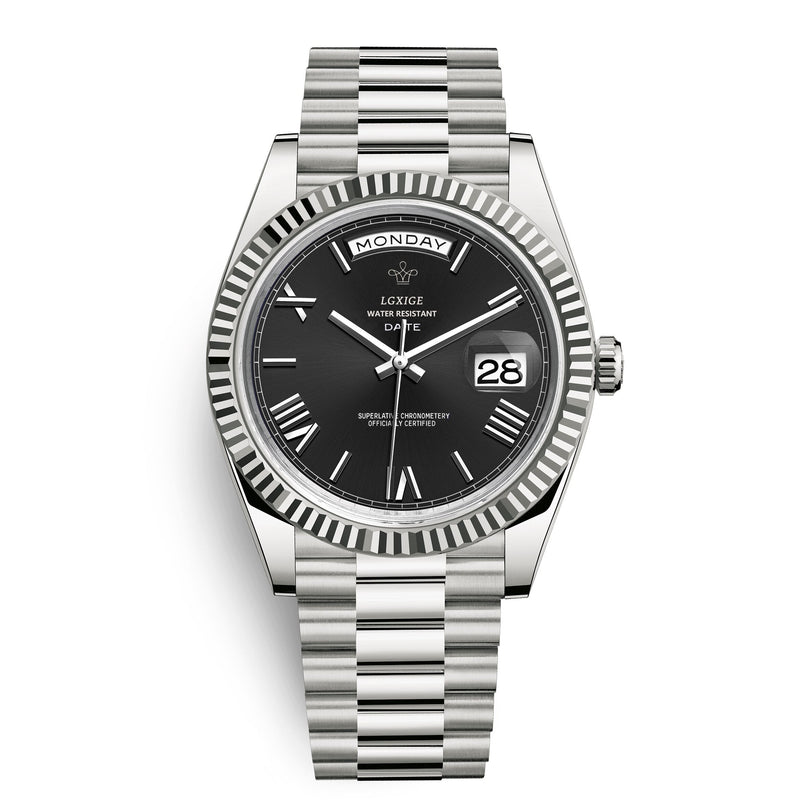 Men’s Watch with Day and Date Display – Timeless and Elegant