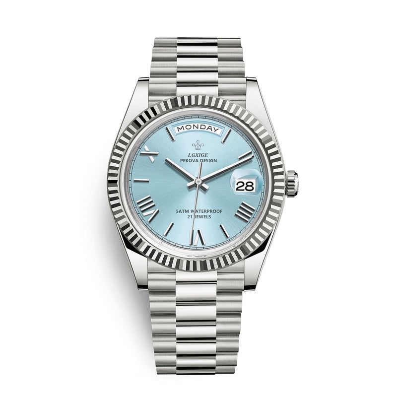 Men’s Watch with Day and Date Display – Timeless and Elegant