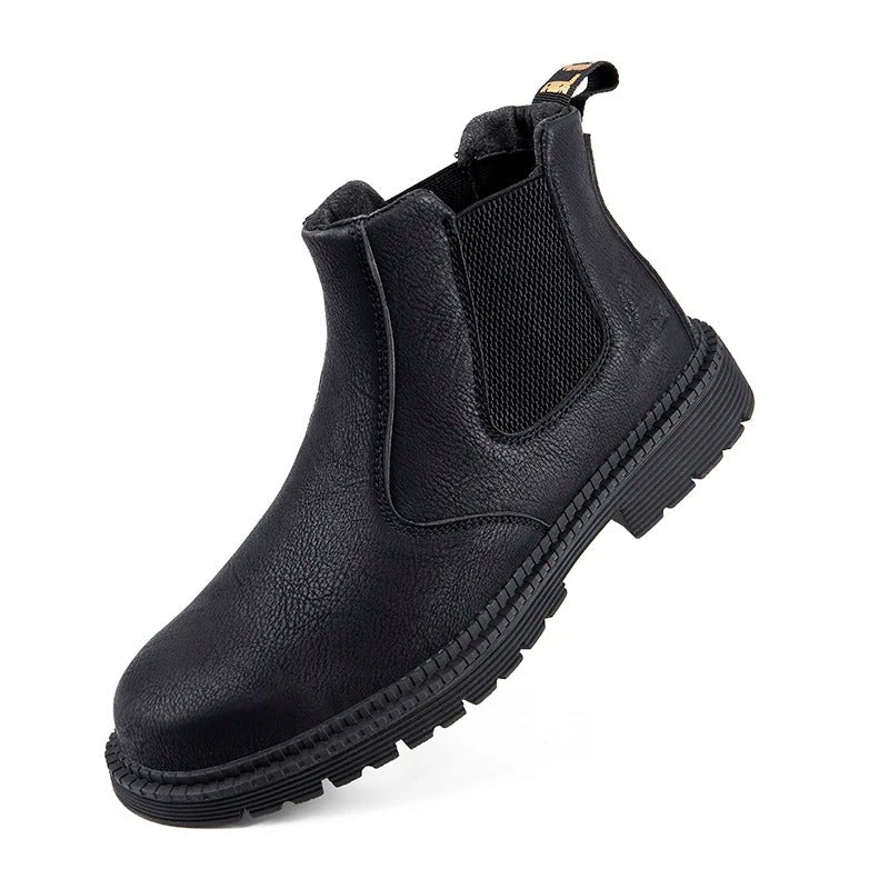 Waterproof Safety Shoes for Men with Steel Toe – Slip-Resistant Work Shoes for Construction and Industry
