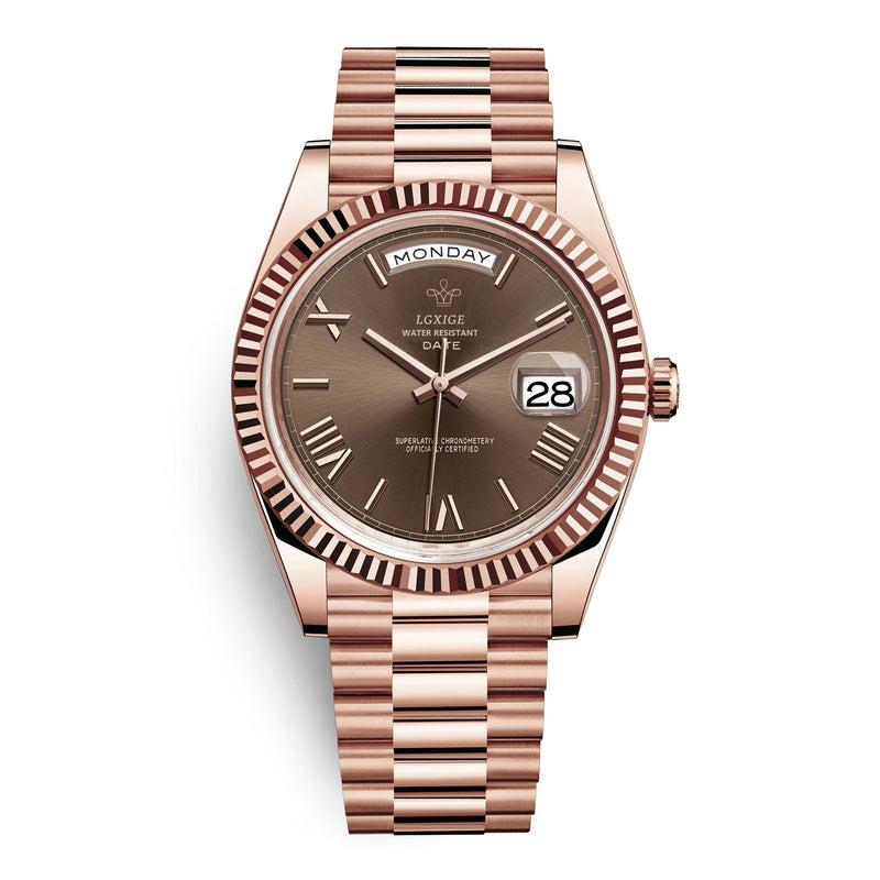 Men’s Watch with Day and Date Display – Timeless and Elegant