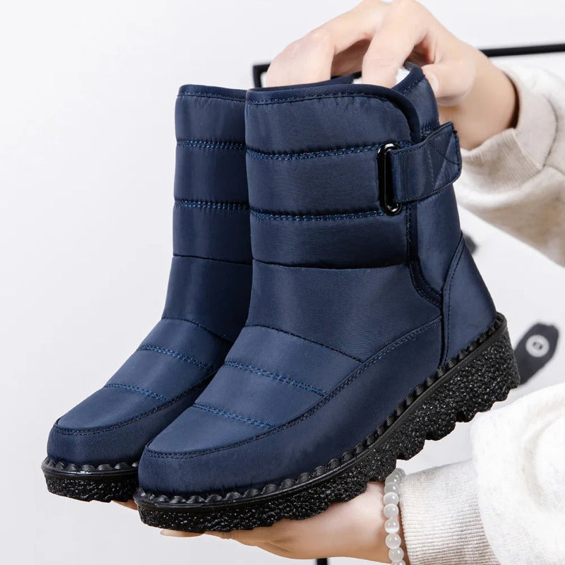 Waterproof Ladies Snow Boots with Non-Slip Sole – Warm Winter Boots for Ice and Snow