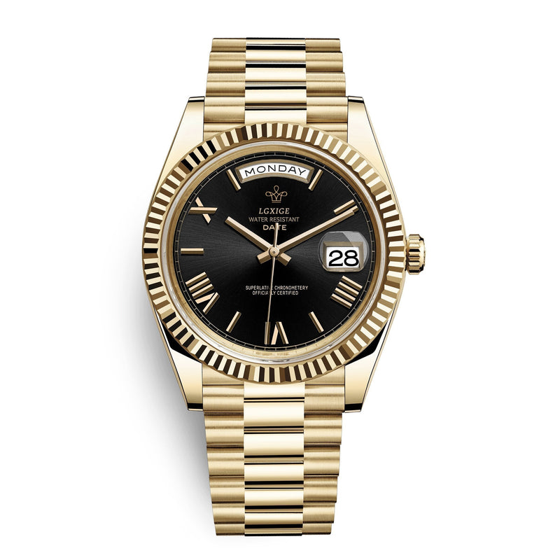 Men’s Watch with Day and Date Display – Timeless and Elegant