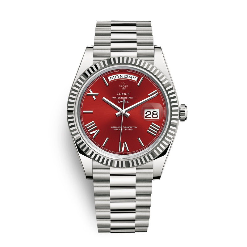 Men’s Watch with Day and Date Display – Timeless and Elegant