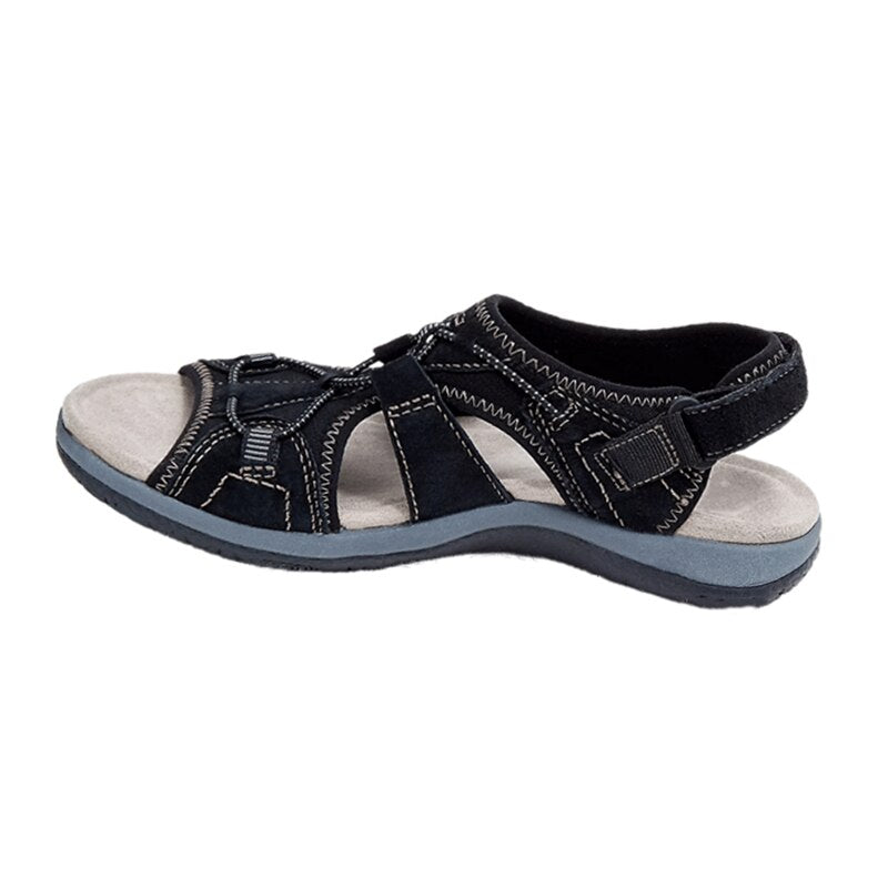 Comfortable Ladies' Sandals with Adjustable Straps and Open Toe