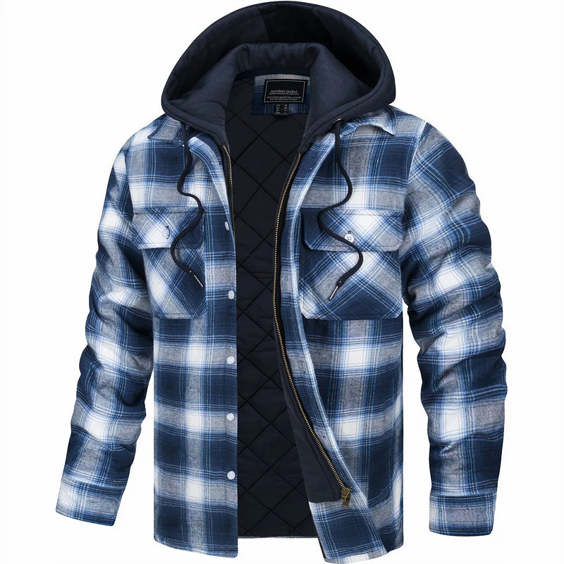 Explorer Flannel Winter Jacket - Warm and Tough for Outdoor Adventures