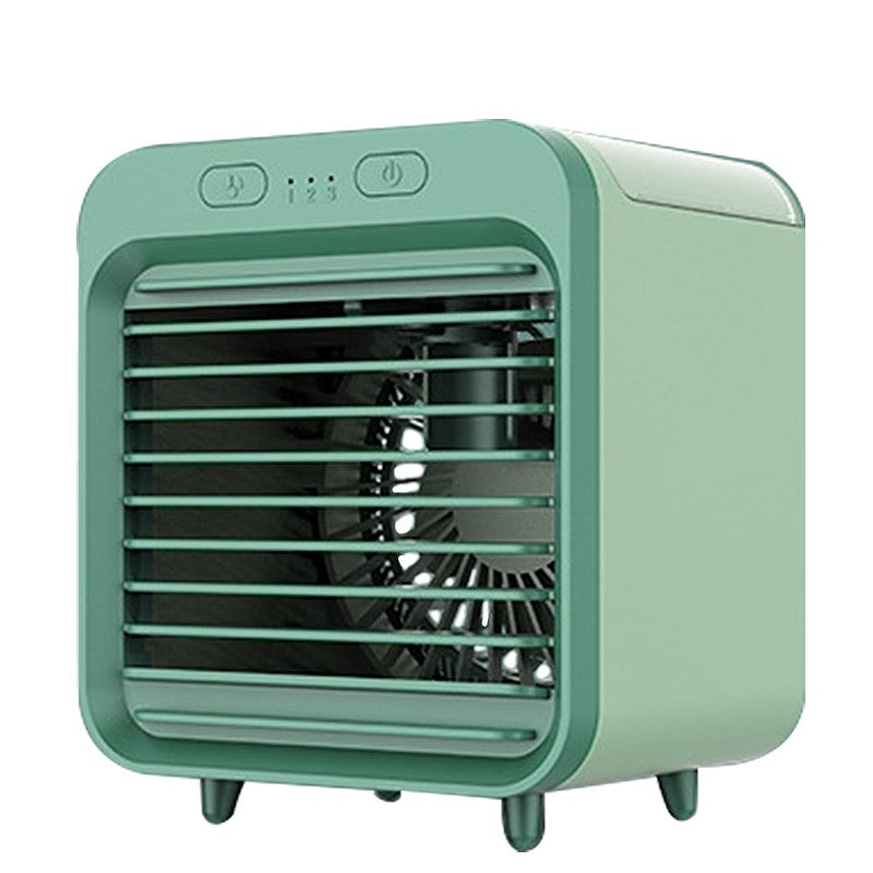 Compact Air Cooler and Humidifier with USB Power and Silent Cooling