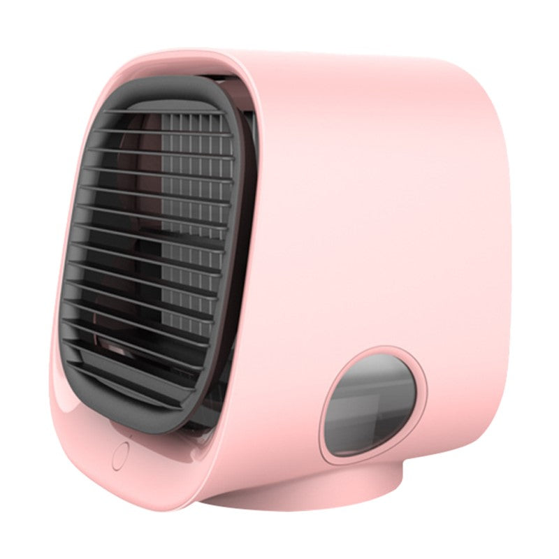 Compact Air Cooler and Humidifier with USB Power and Silent Cooling