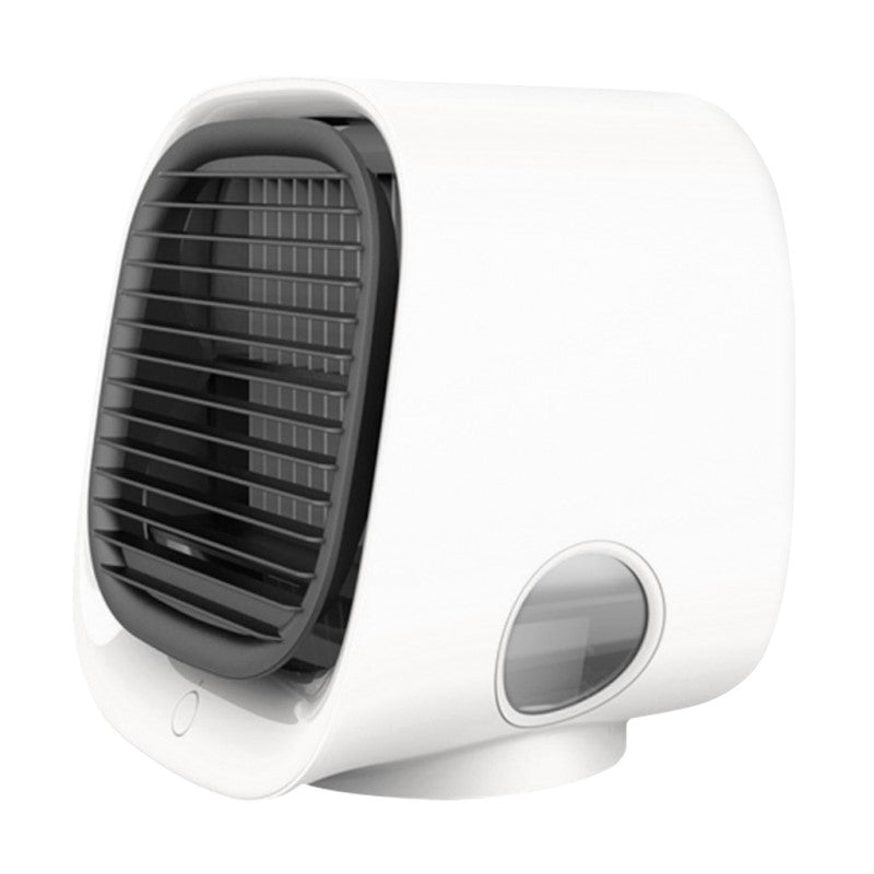 Compact Air Cooler and Humidifier with USB Power and Silent Cooling