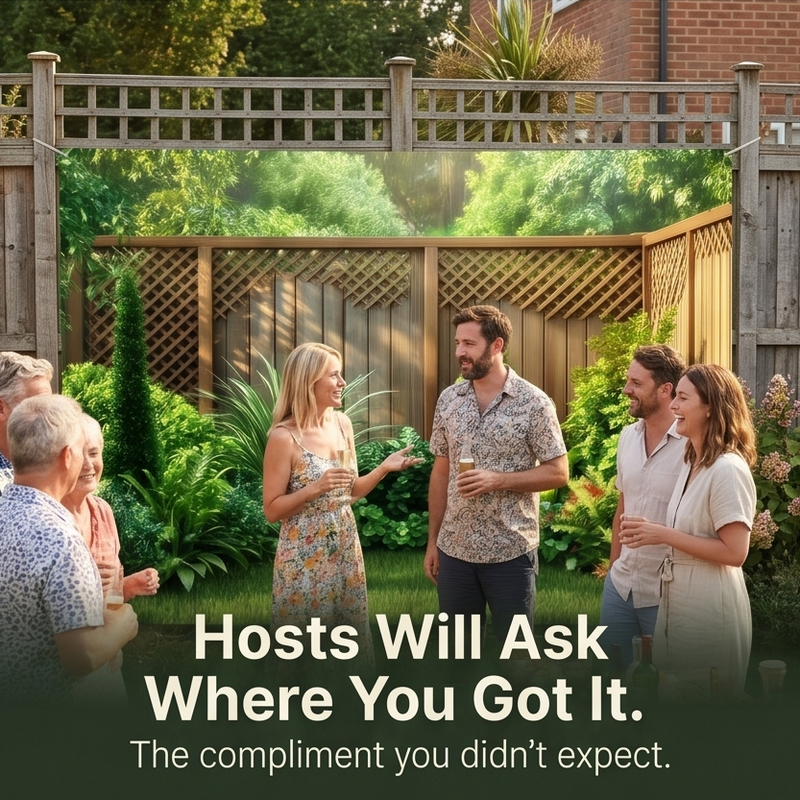 Lush Garden Landscape Backdrop Banner