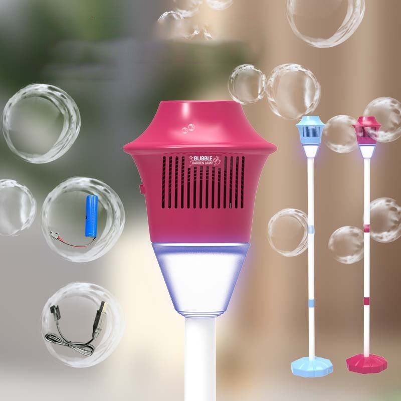 Rechargeable Automatic Bubble Maker with Adjustable Stand