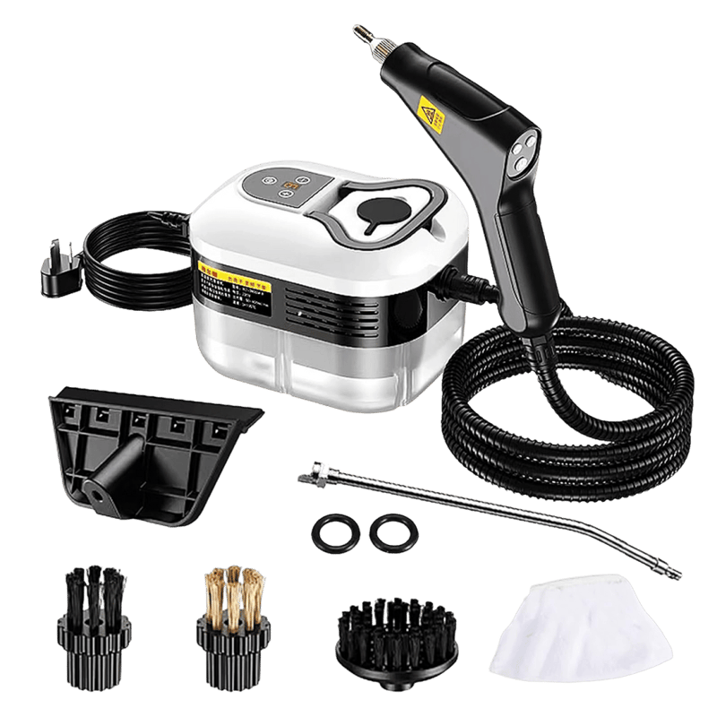 2500W Handheld High-Temperature Pressurised Steam Cleaner with Multiple Attachments