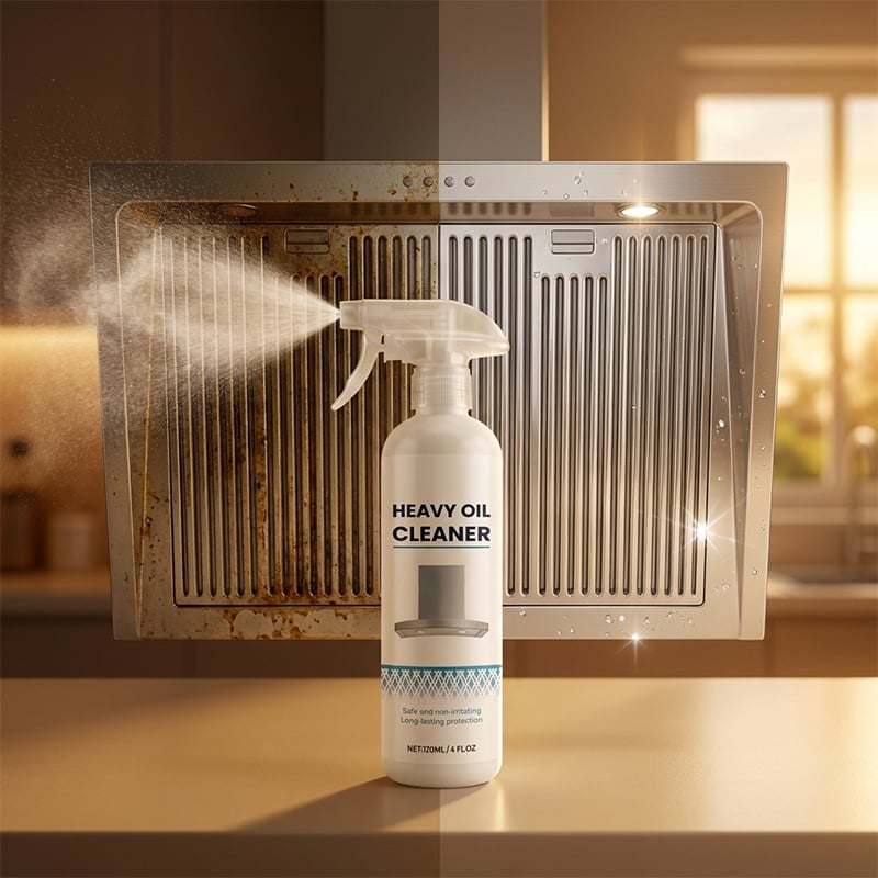 Powerful Deep Penetrating Heavy Oil Cleaner Spray for Kitchen Surfaces