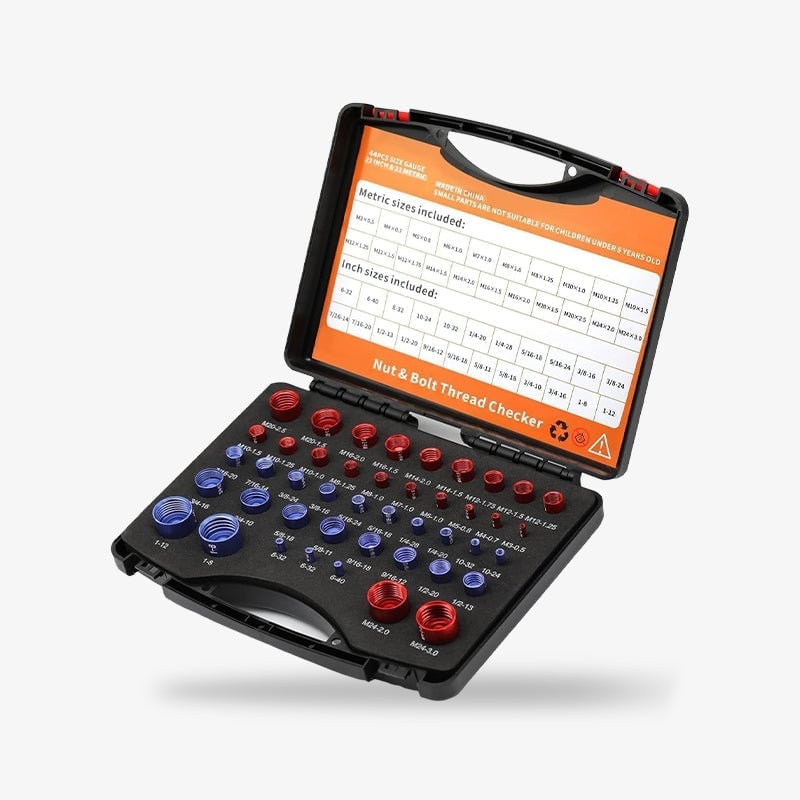 Metric Nut and Bolt Thread Checker Set