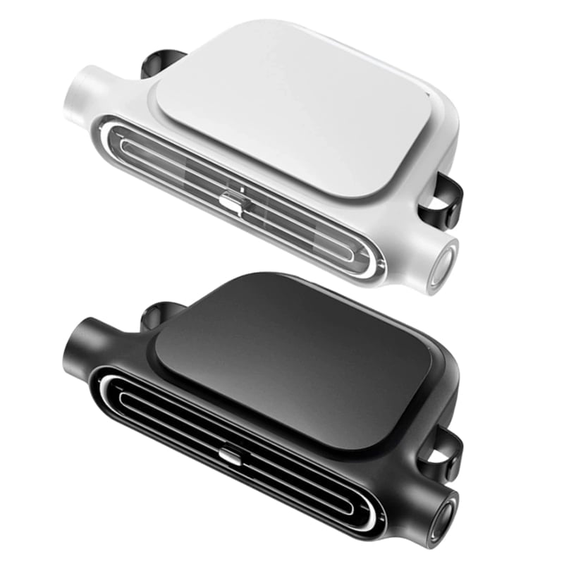 Adjustable Car Seat Cooling Fan with Multi-Directional Airflow