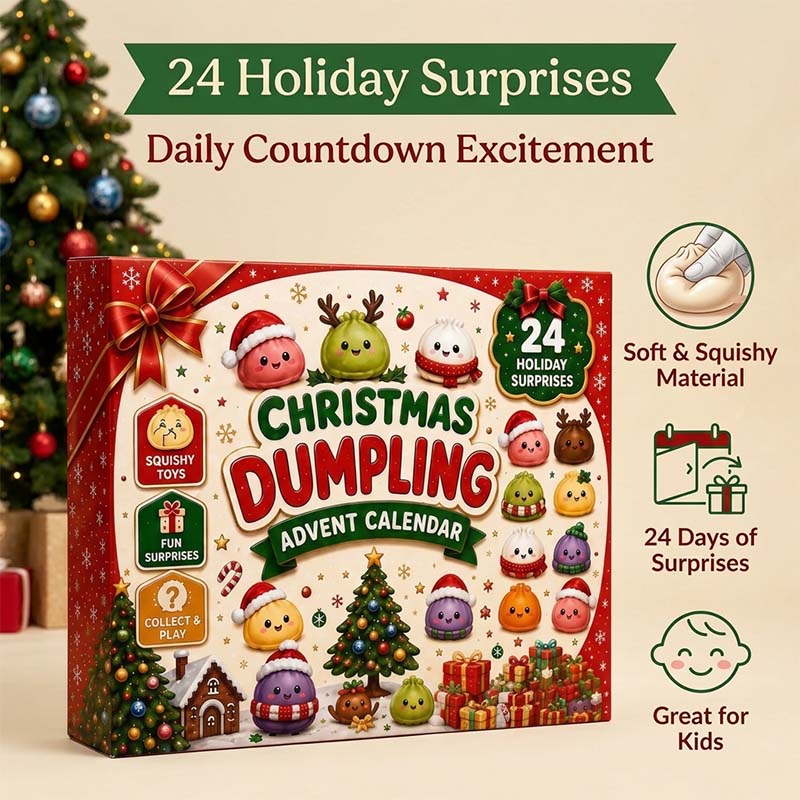 Christmas Dumpling Squishy 24-Day Advent Calendar