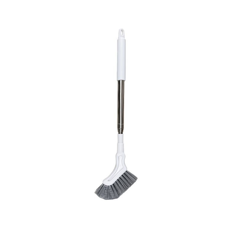 Extendable Crevice Gap Cleaning Brush with Angled Bristle Head