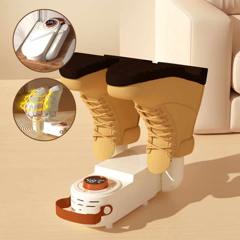 Foldable Electric Shoe Dryer with Warm Air & Timer