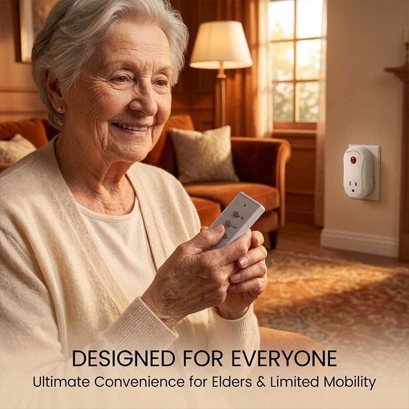 Wireless Remote Control Power Socket with Safety Protection