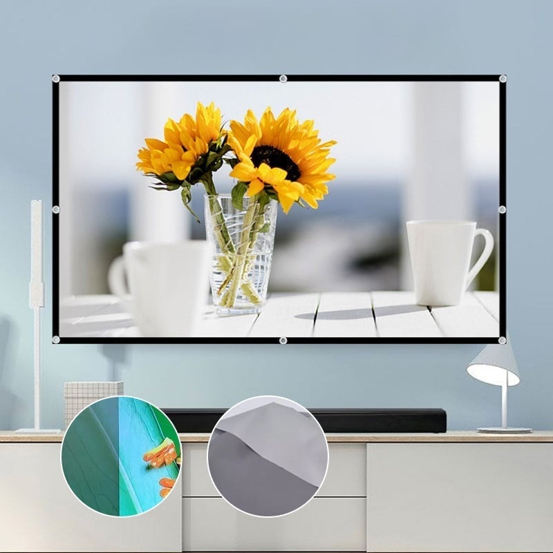 High-Gain Anti-Light Foldable Projector Screen