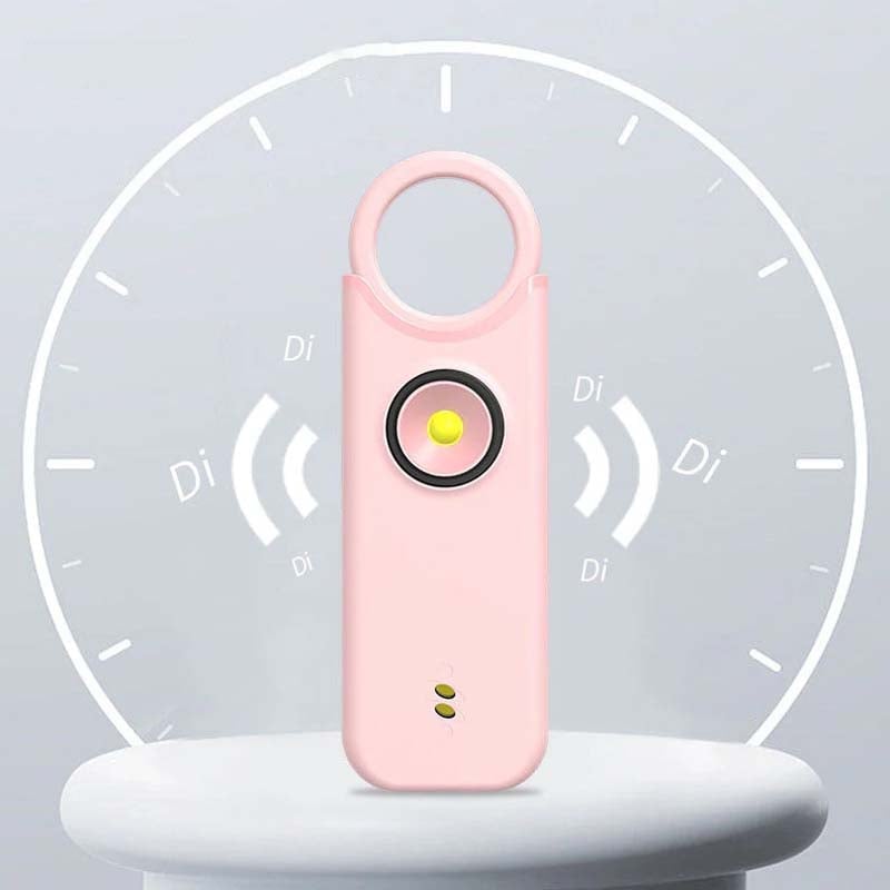 Rechargeable 135dB Personal Safety Alarm with LED Light
