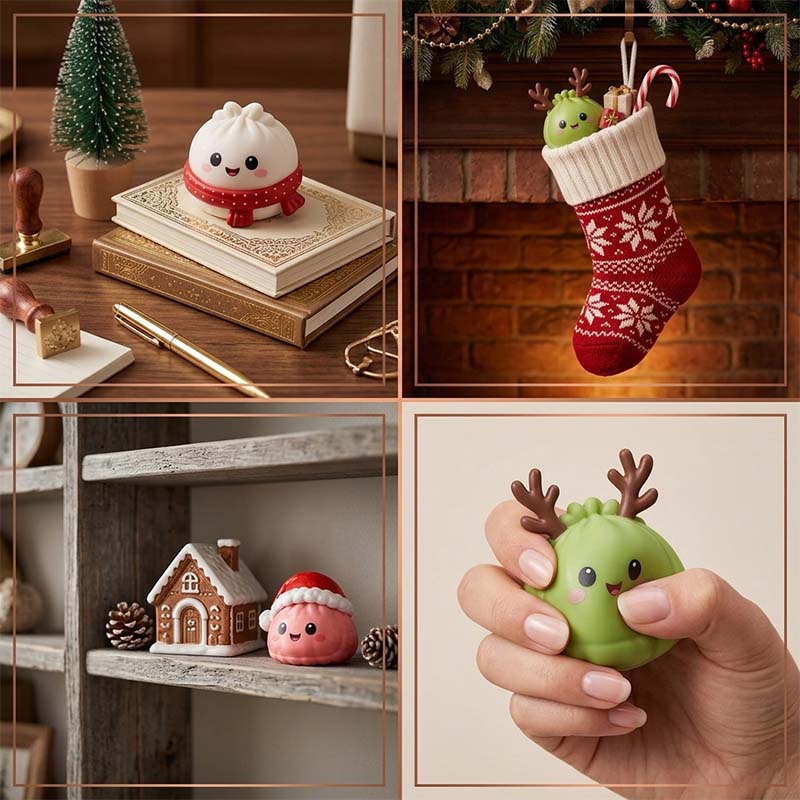 Christmas Dumpling Squishy 24-Day Advent Calendar