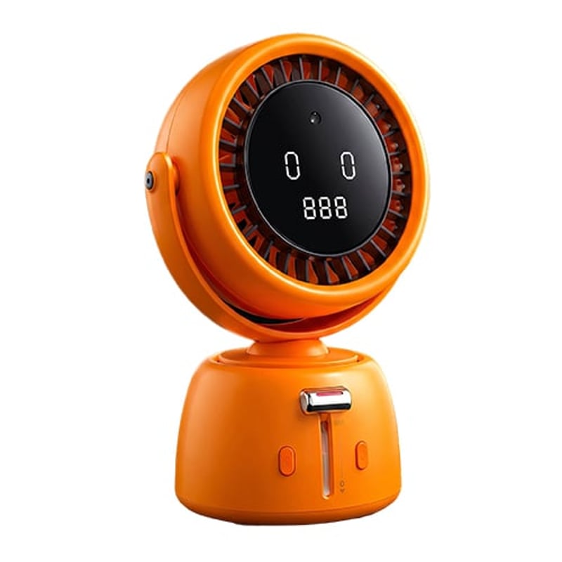 AI Face Tracking Turbo Desk Fan with 200-Speed Control