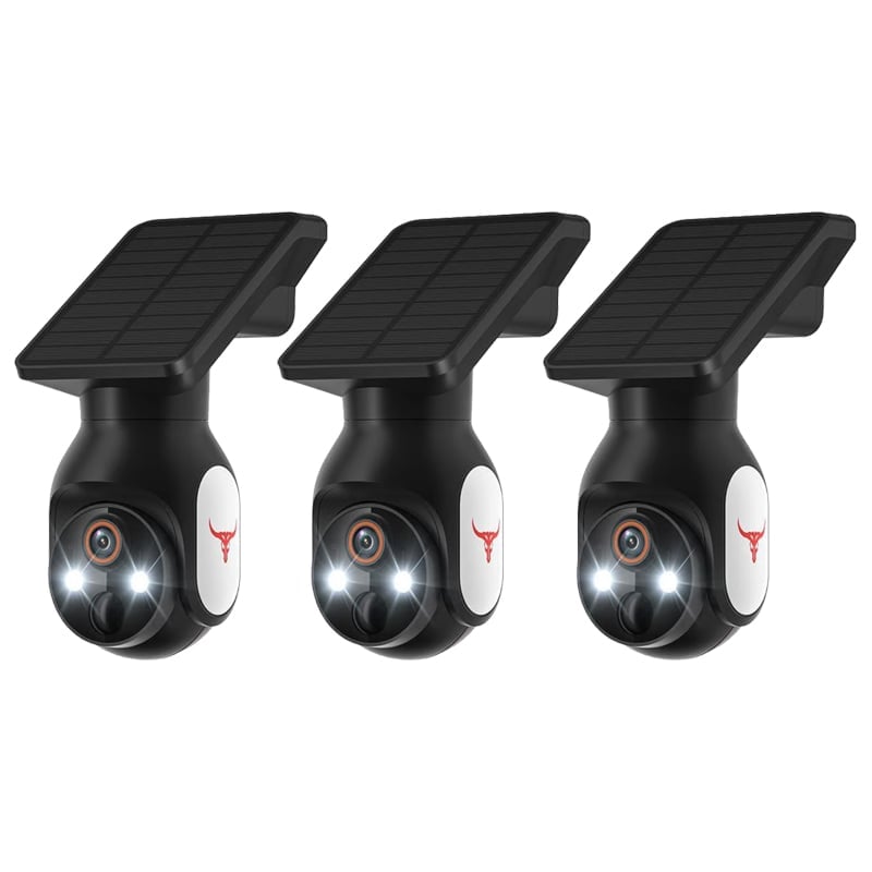 Solar 1080p Smart Security Camera with AI Motion Detection