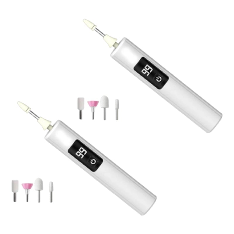 Rechargeable Electric Nail Grinder with LED Light & Digital Display