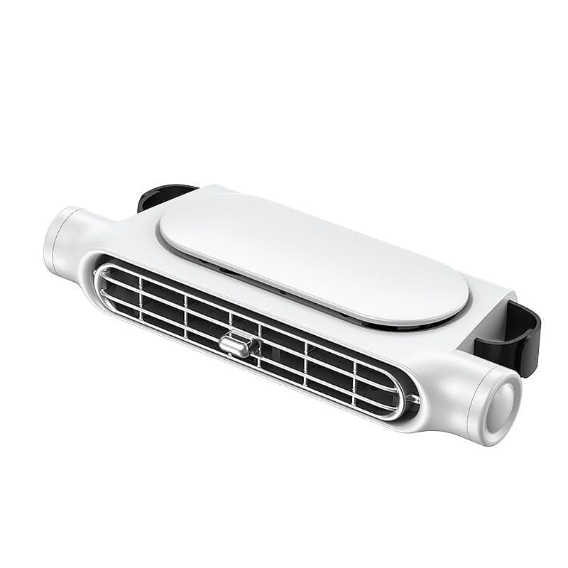 Adjustable Car Seat Cooling Fan with Multi-Directional Airflow