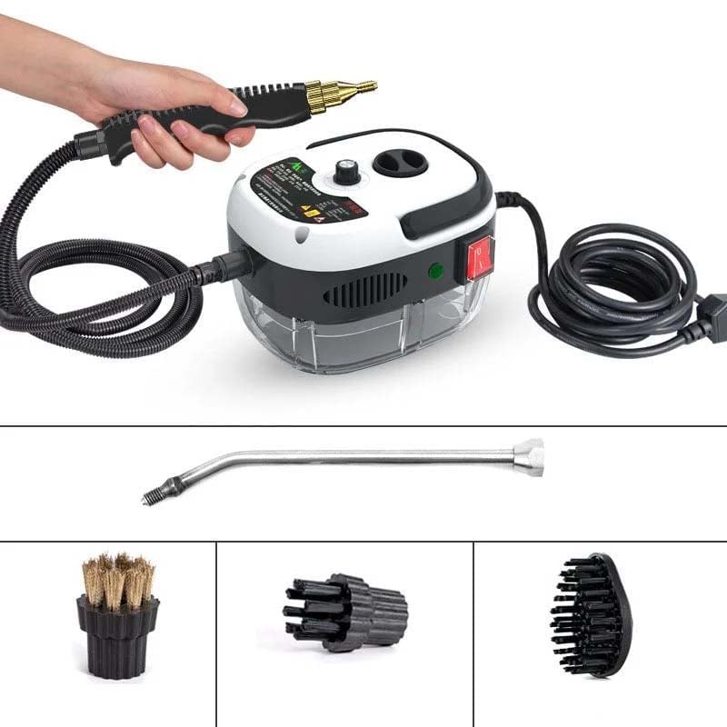 2500W Handheld High-Temperature Pressurised Steam Cleaner with Multiple Attachments