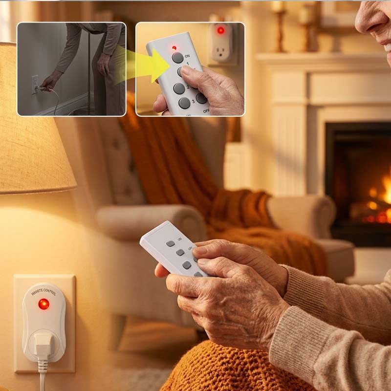 Wireless Remote Control Power Socket with Safety Protection