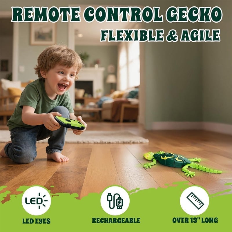 Kinetic Crawling Lizard LED Toy