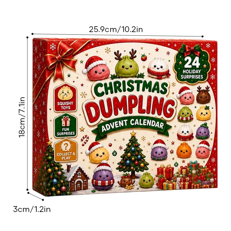 Christmas Dumpling Squishy 24-Day Advent Calendar